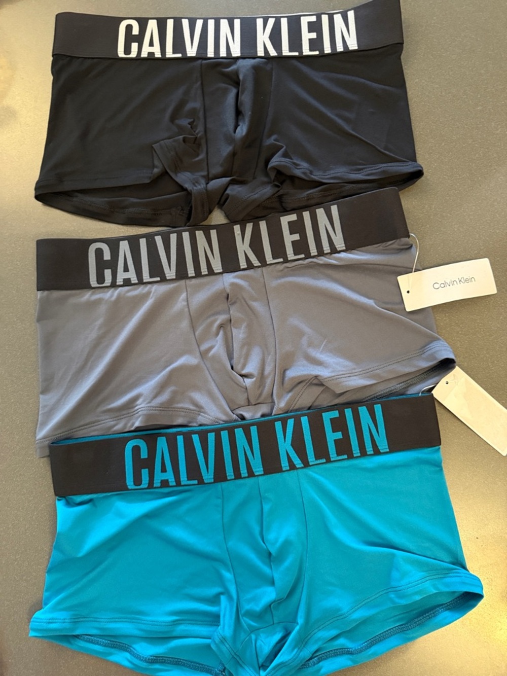 New Calvin Klein Boxer Brief/Low Rise Trunk Microfiber. Intense Power Collection